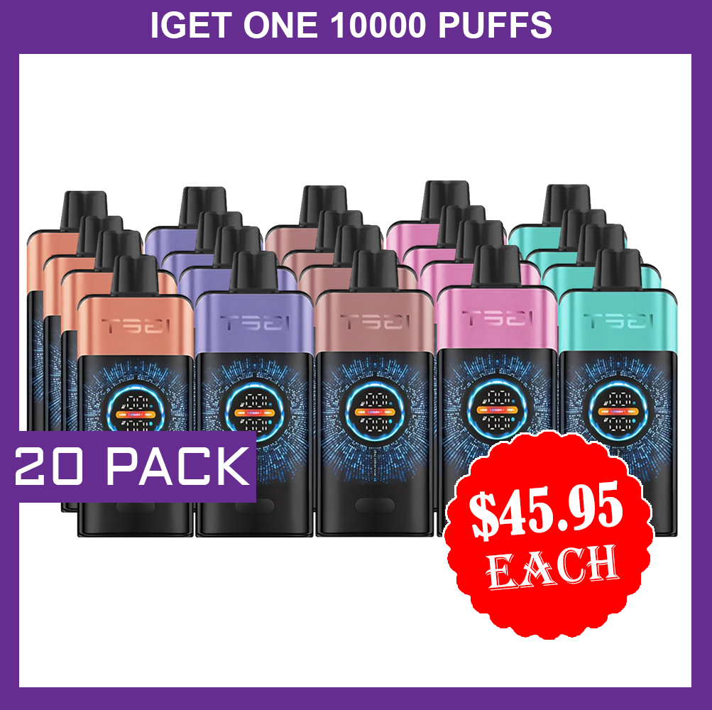 IGET ONE 12000 PUFFS - 20 PACK